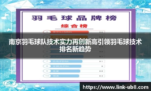 南京羽毛球队技术实力再创新高引领羽毛球技术排名新趋势
